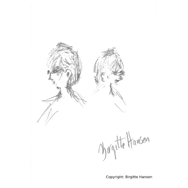 Dobbeltportrt - Birgitte Hansen