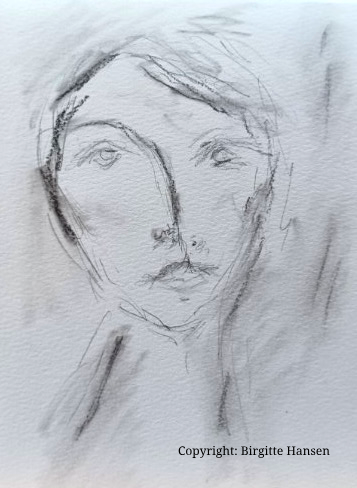 Portræt sort/hvid II - Kunst og kunstplakater - Balder Print